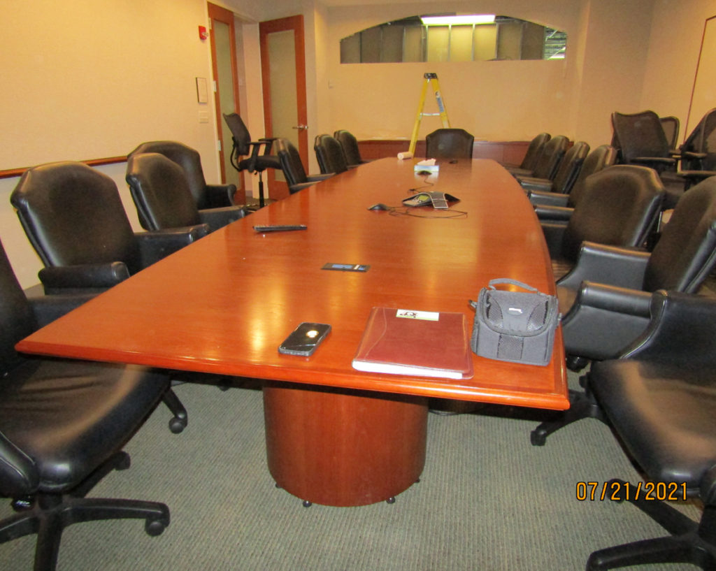 Conference Table Before Restoration